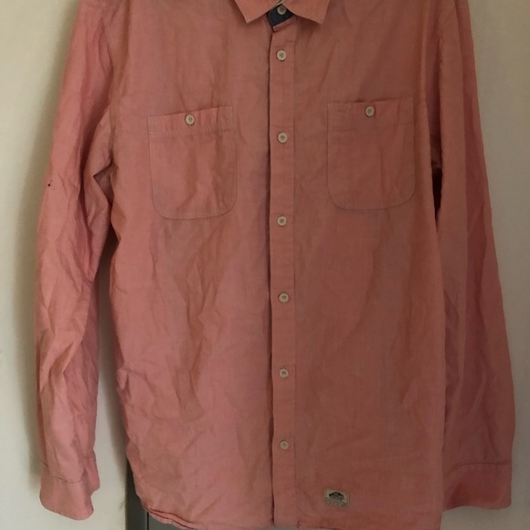 VANS Pink Button-down Long-Sleeve Shirt XL - Picture 7 of 11